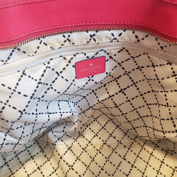 Kate Spade pink tote - Picture 4 of 7